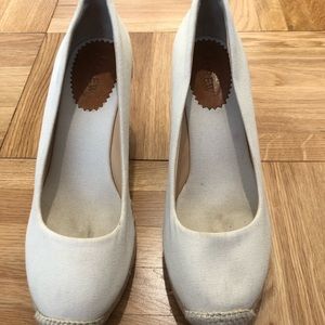 J.Crew Tan Espadrille size 9